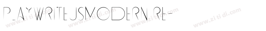 PlaywriteUSModern Re字体转换